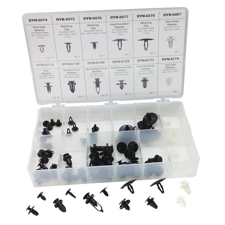 Atd Tools ATD 80-Piece Toyota Retainer Assortment 39355